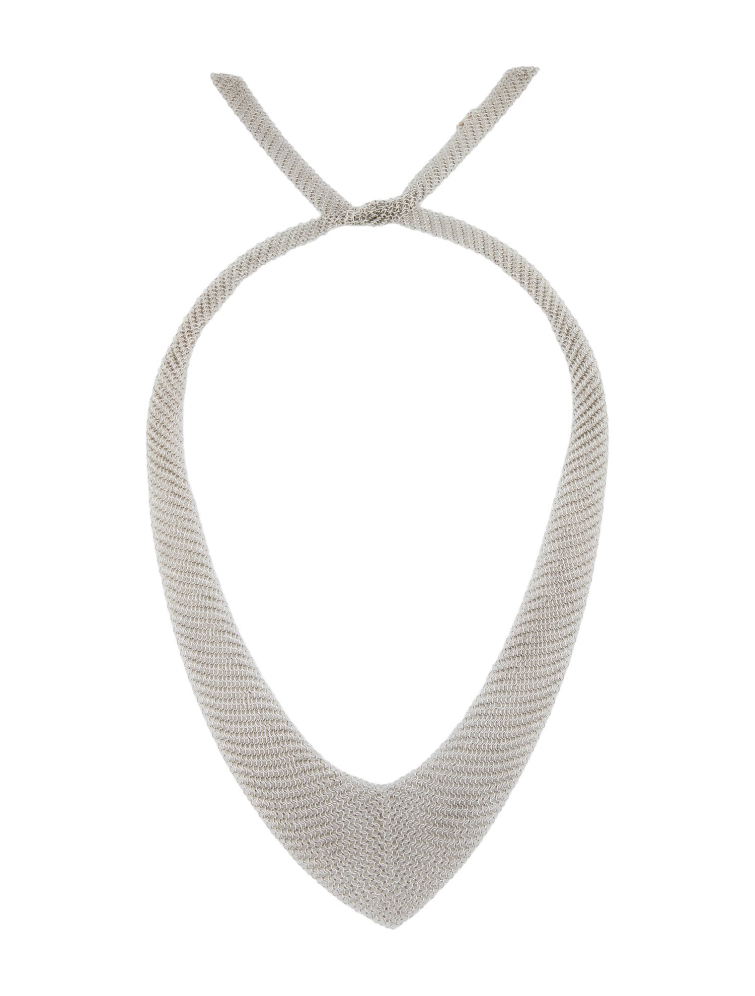 Tiffany & Co. Mesh Bib Necklace
