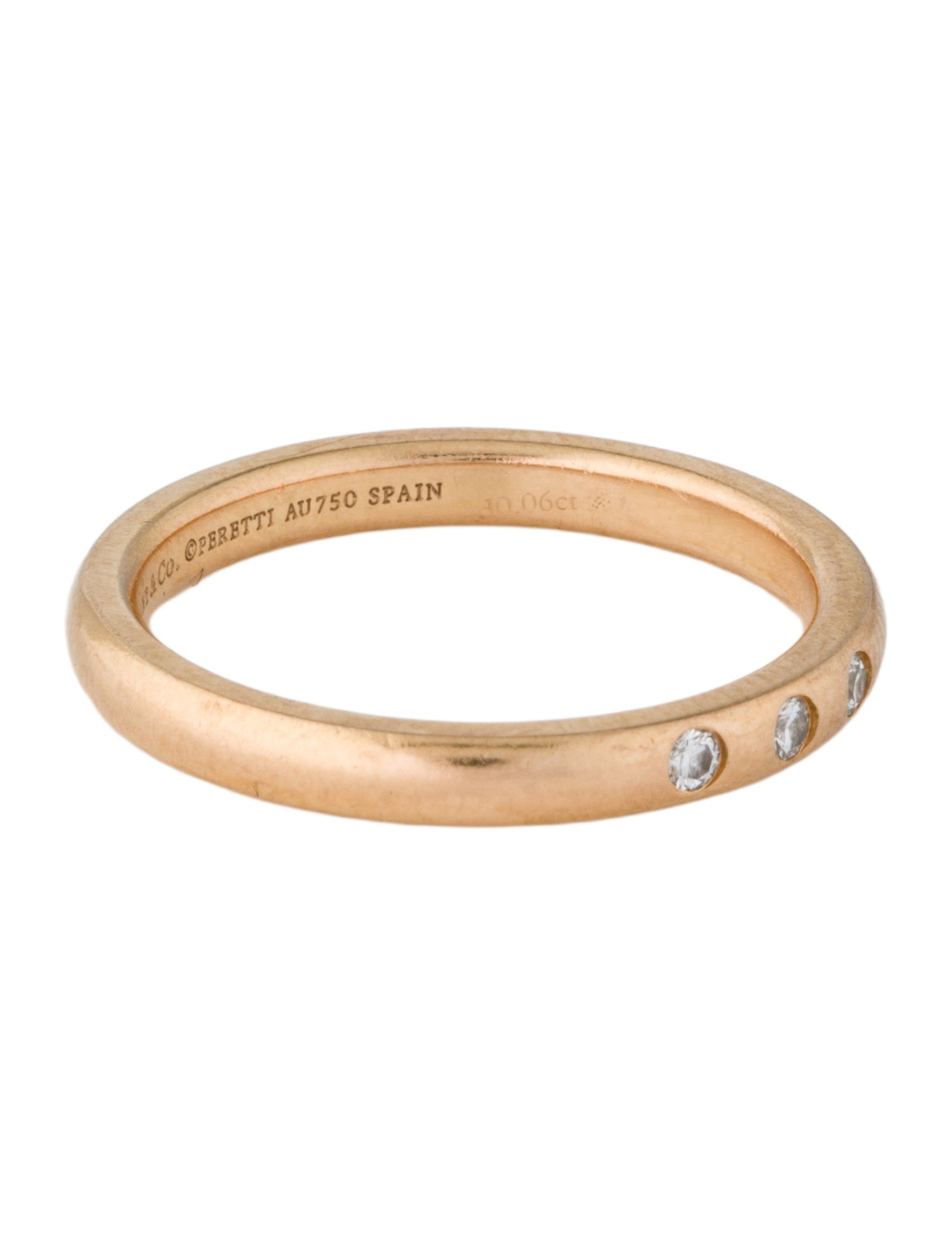 Tiffany & Co. 18K Diamond Stacking Band