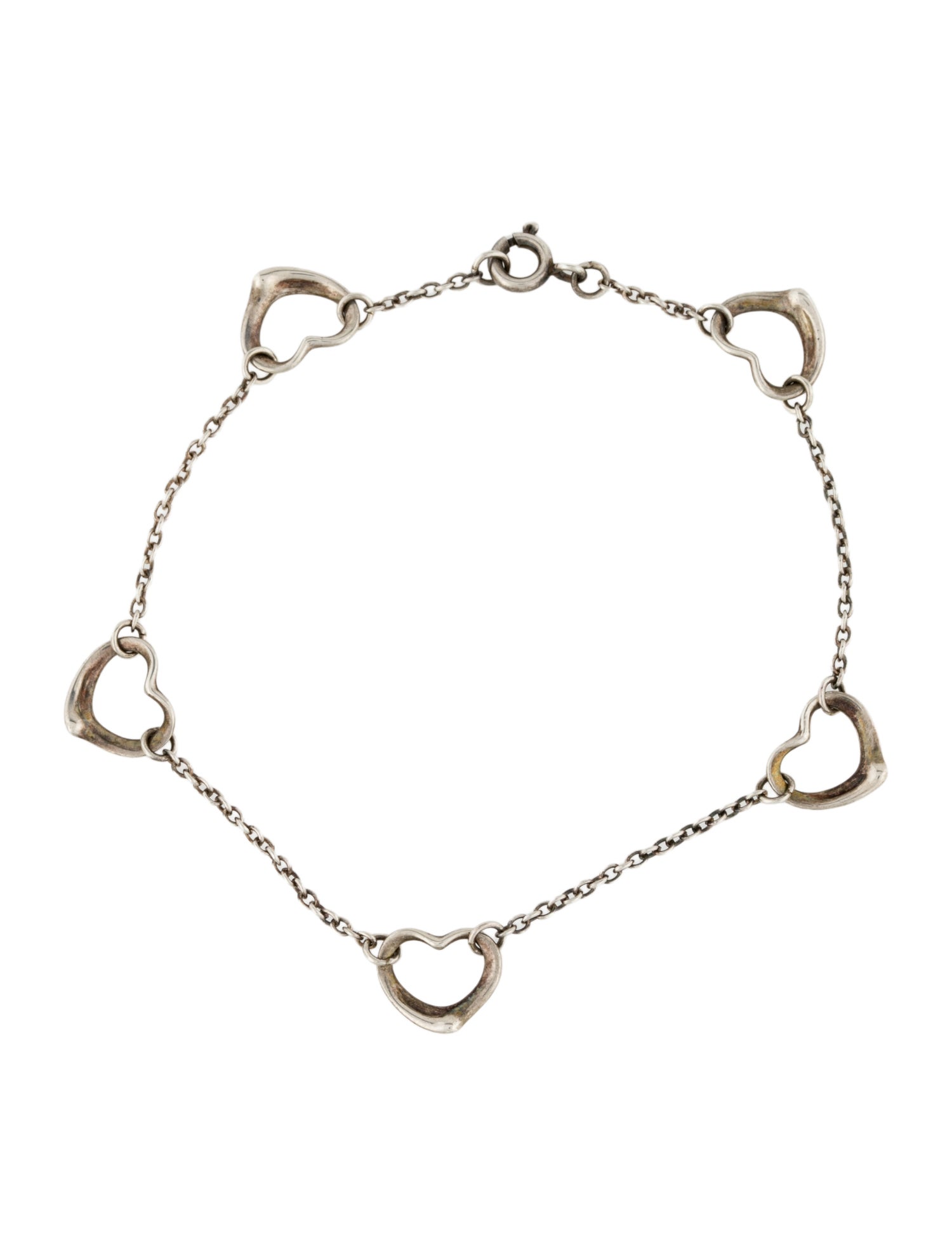 Tiffany & Co. Open Heart Station Bracelet