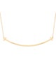 Tiffany & Co. 18K Large T Smile Pendant Necklace