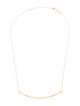 Tiffany & Co. 18K Large T Smile Pendant Necklace