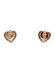 Tiffany & Co. 18K Diamond Heart Stud Earrings