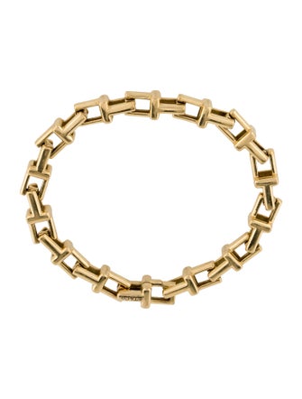 Tiffany & Co. 18K T Chain Link Bracelet