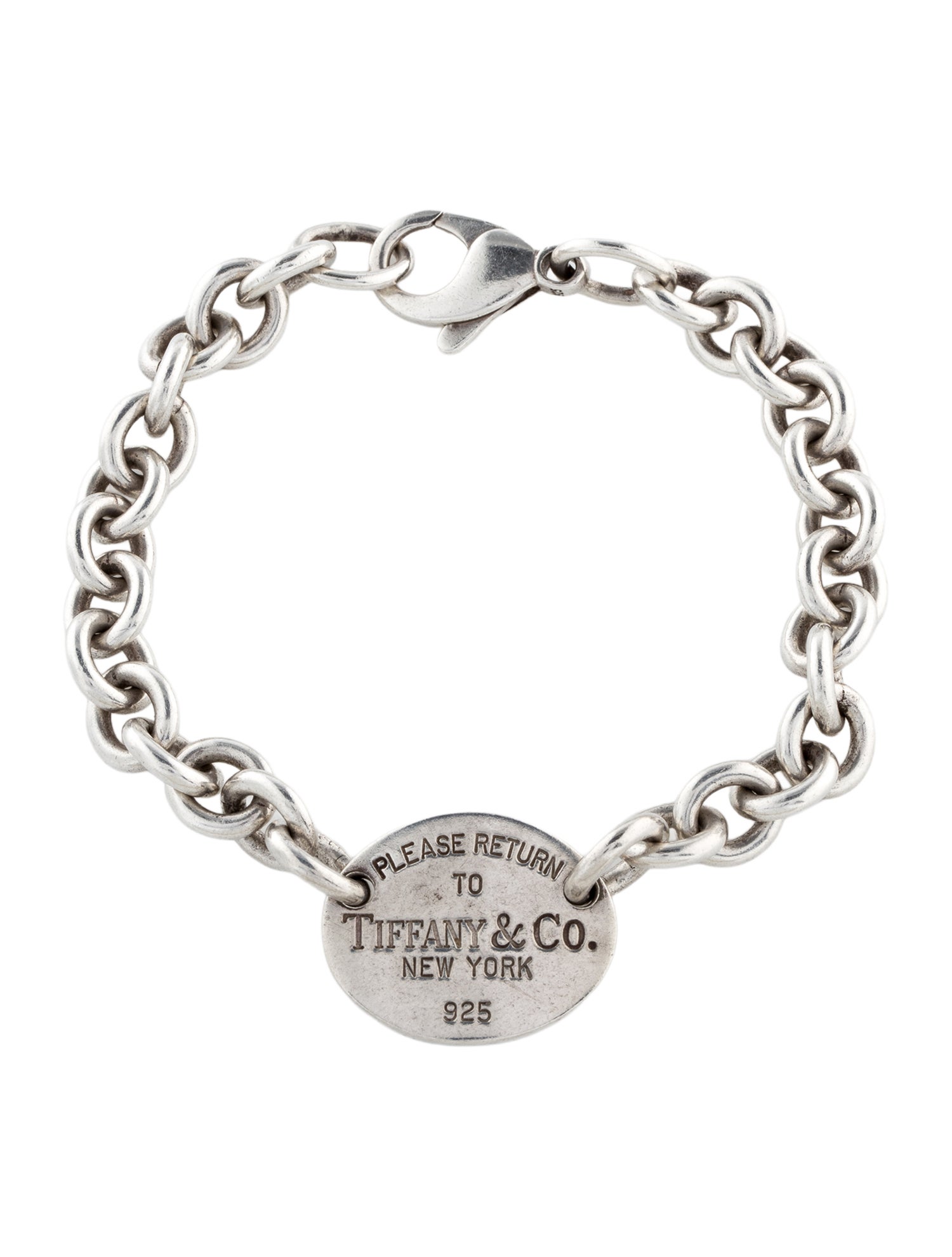 Tiffany & Co. Oval Tag Bracelet