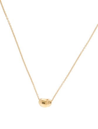 Tiffany & Co. 18K Bean Pendant Necklace