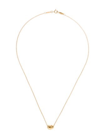 Tiffany & Co. 18K Bean Pendant Necklace