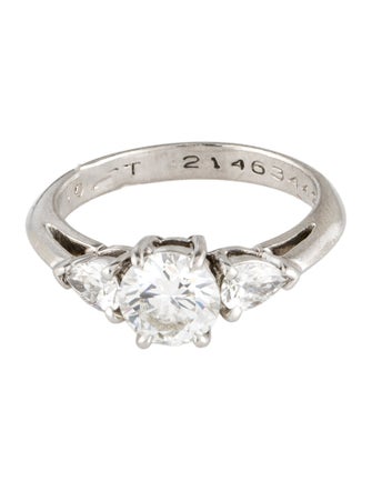 Tiffany & Co. Platinum 1.19ctw Diamond Engagement Ring
