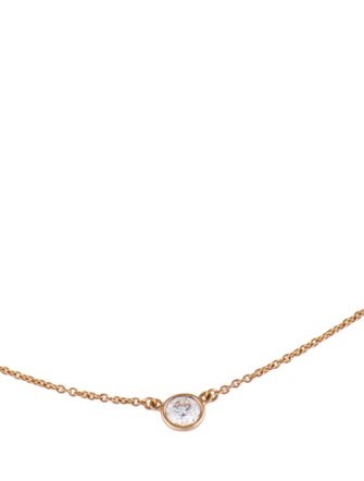 Tiffany & Co. 18K Diamonds by the Yard Single Pendant Necklace