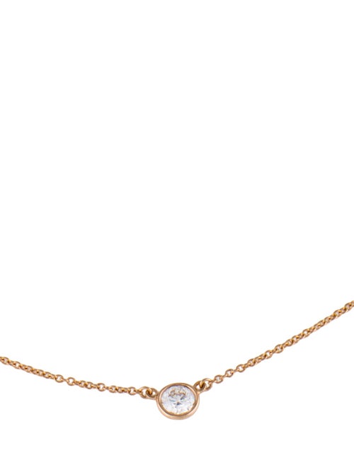 Tiffany & Co. 18K Diamonds by the Yard Single Pendant Necklace