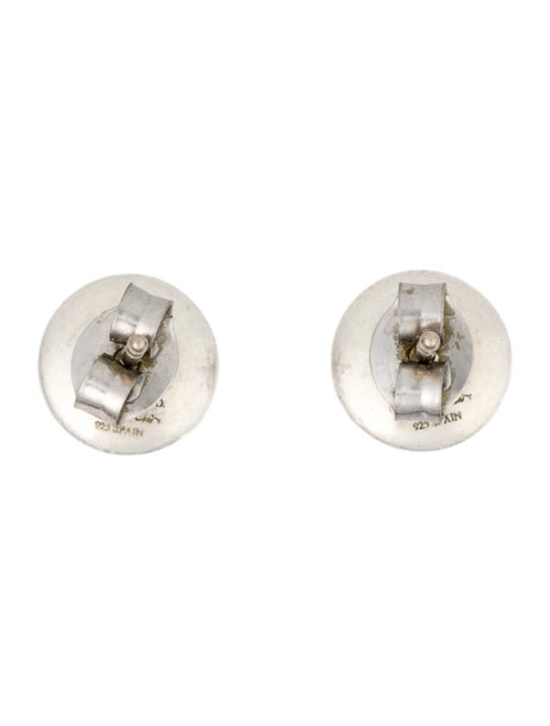 Tiffany & Co. Diamond Full Circle Disc Stud Earrings