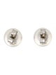 Tiffany & Co. Diamond Full Circle Disc Stud Earrings