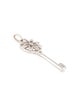 Tiffany & Co. 18K Diamond Flower Key Pendant