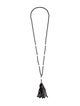 Tiffany & Co. Pearl & Onyx Ziegfeld Tassel Lavalier Necklace