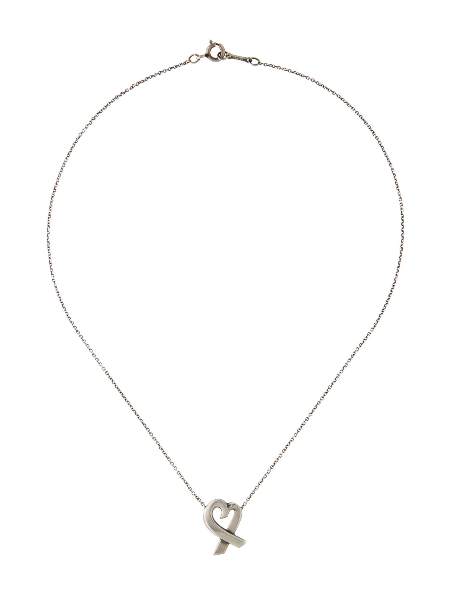 Tiffany & Co. Loving Heart Pendant Necklace