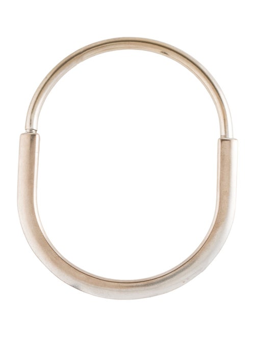 Tiffany & Co. 18K Diamond Lock Bangle Bracelet