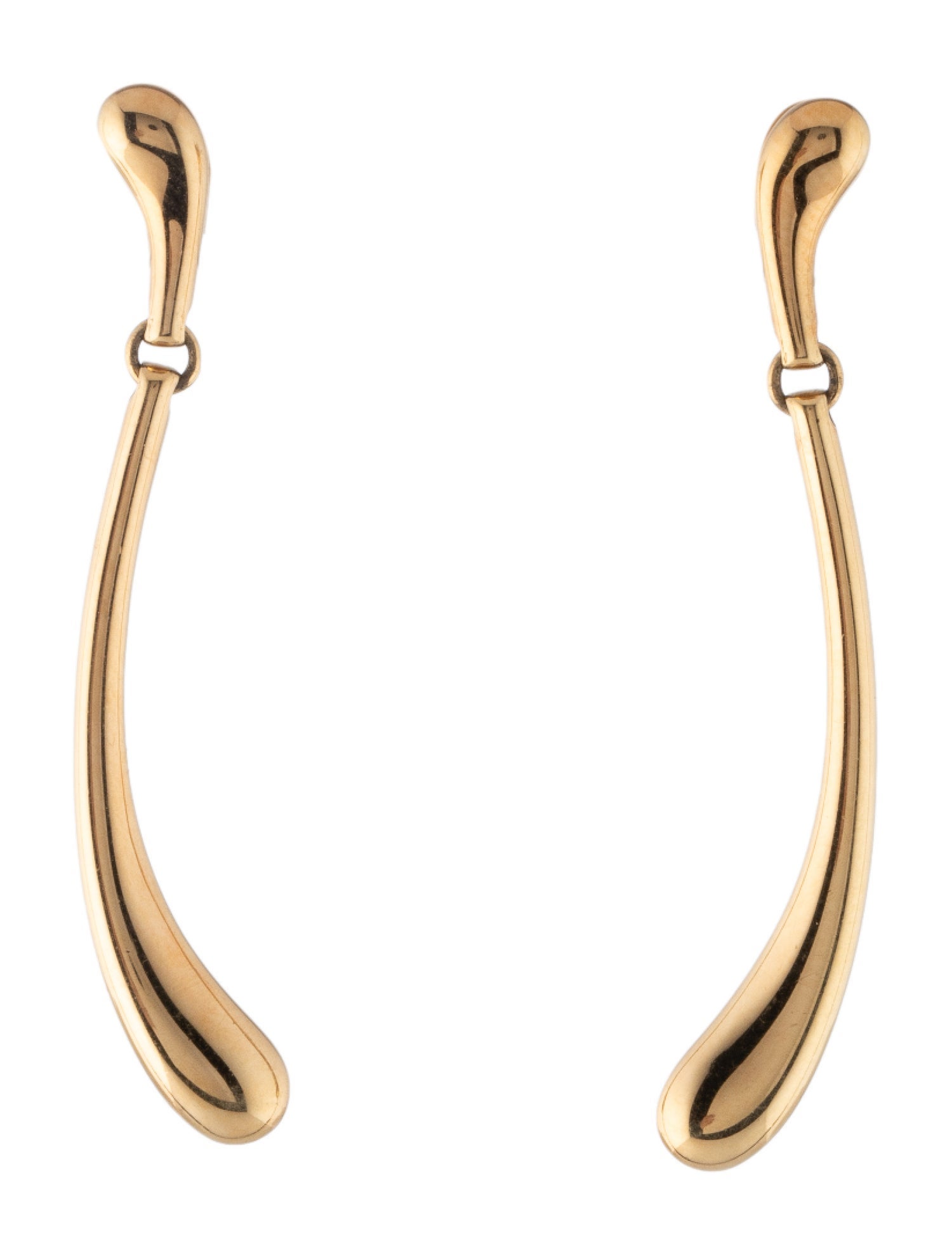 Tiffany & Co. 18K Teardrop Dangle Earrings