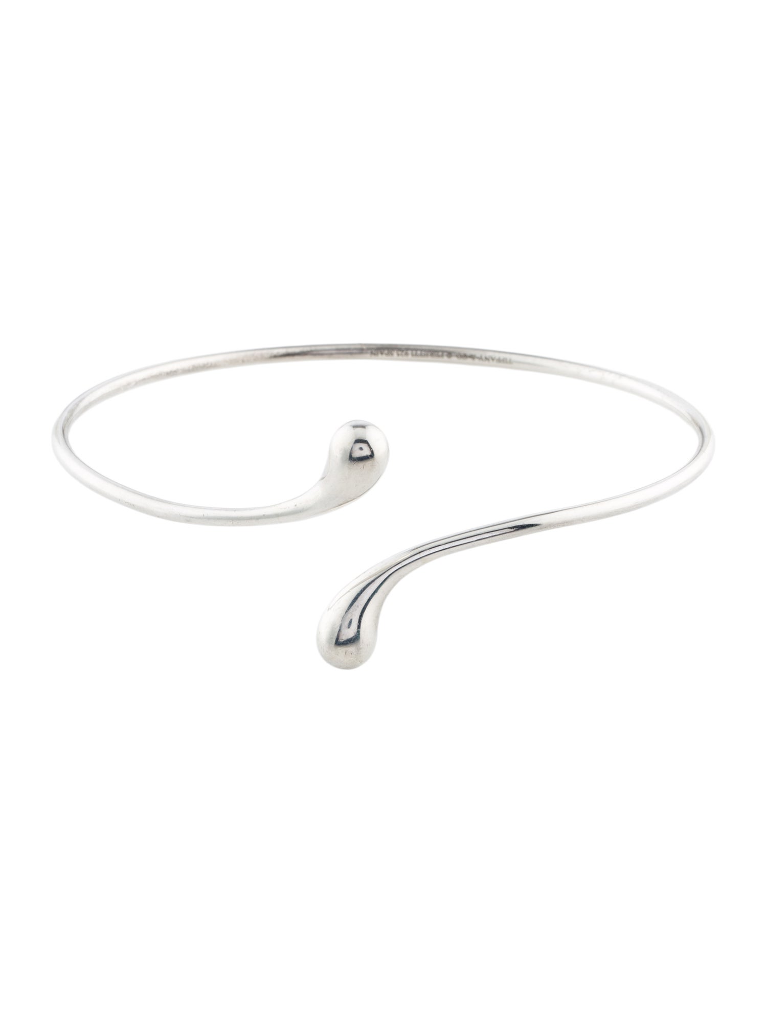 Tiffany & Co. Elongated Teardrop Bangle Bracelet