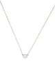 Tiffany & Co. Platinum Diamonds by the Yard® Single Diamond Pendant Necklace