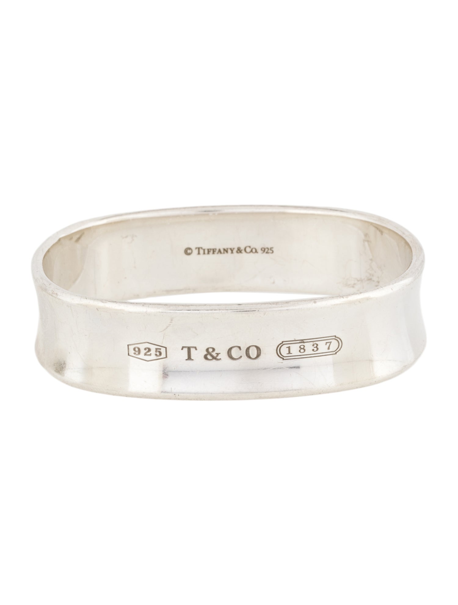 Tiffany & Co. 1837© Square Cushion Bangle Bracelet