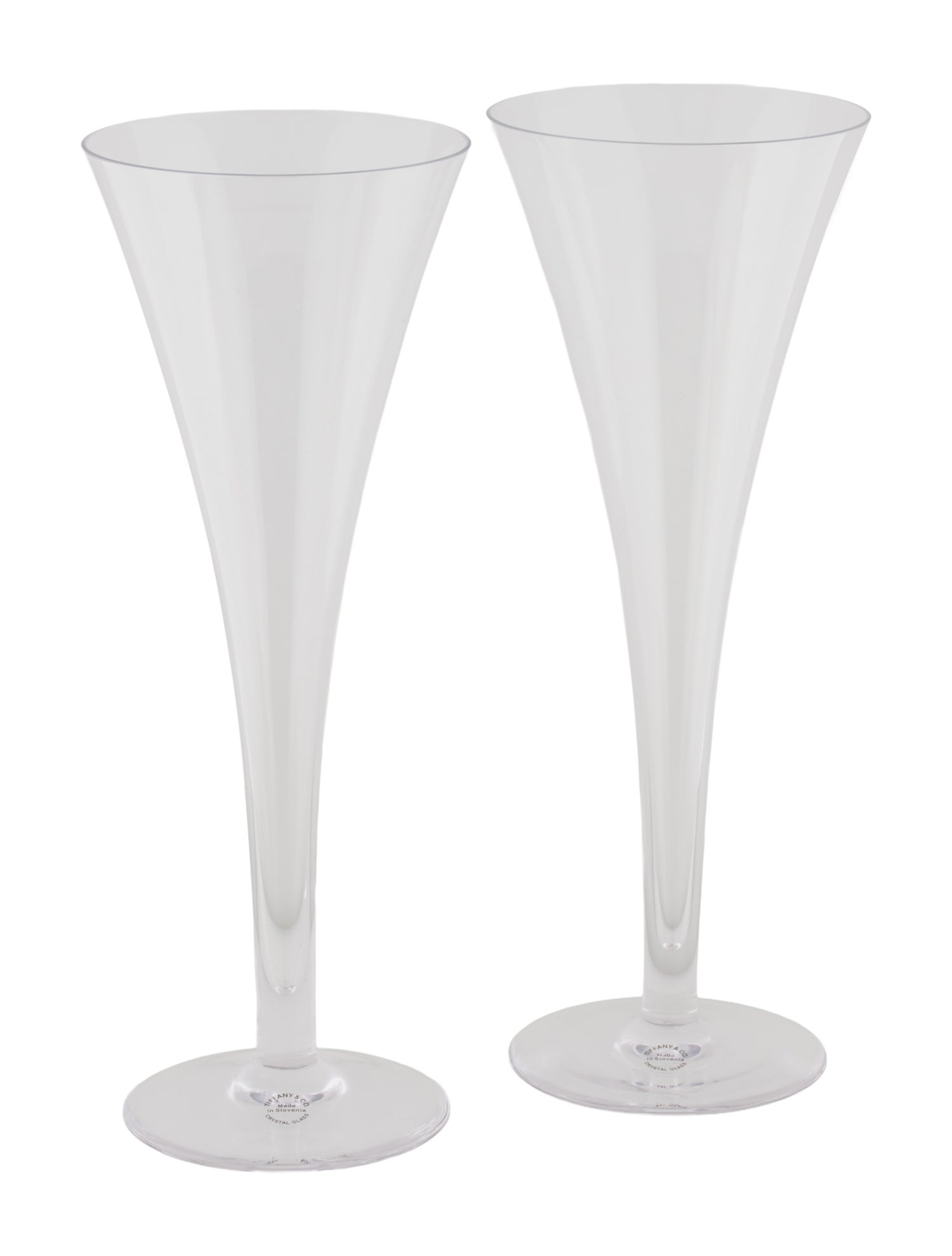 Tiffany & Co. Glass Flute Trumpet