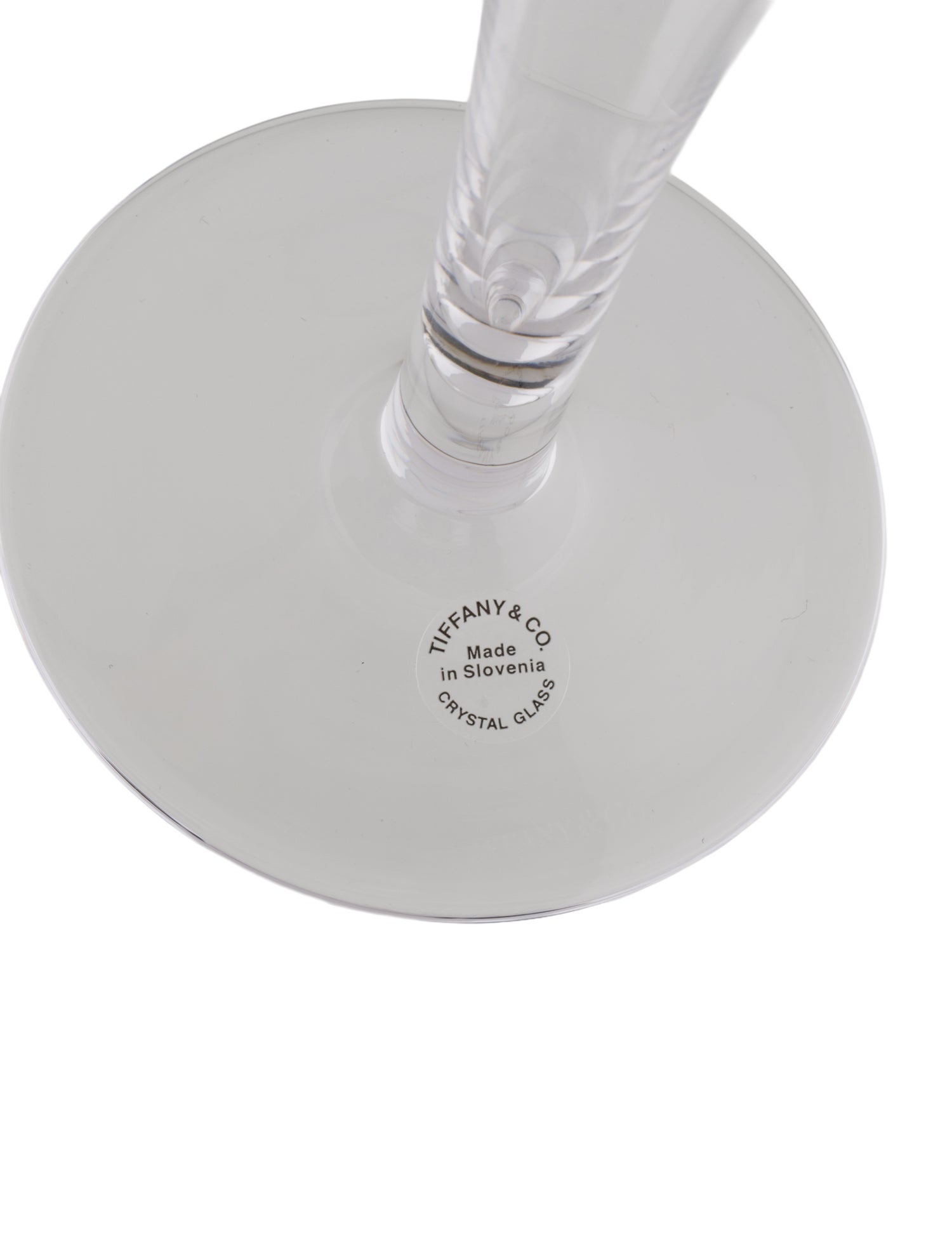 Tiffany & Co. Glass Flute Trumpet