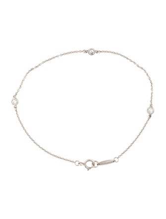 Tiffany & Co. Platinum Diamonds By The Yard Station Bracelet