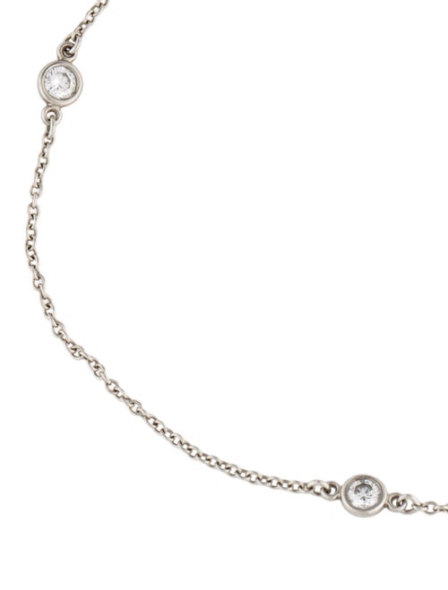 Tiffany & Co. Platinum Diamonds By The Yard Station Bracelet