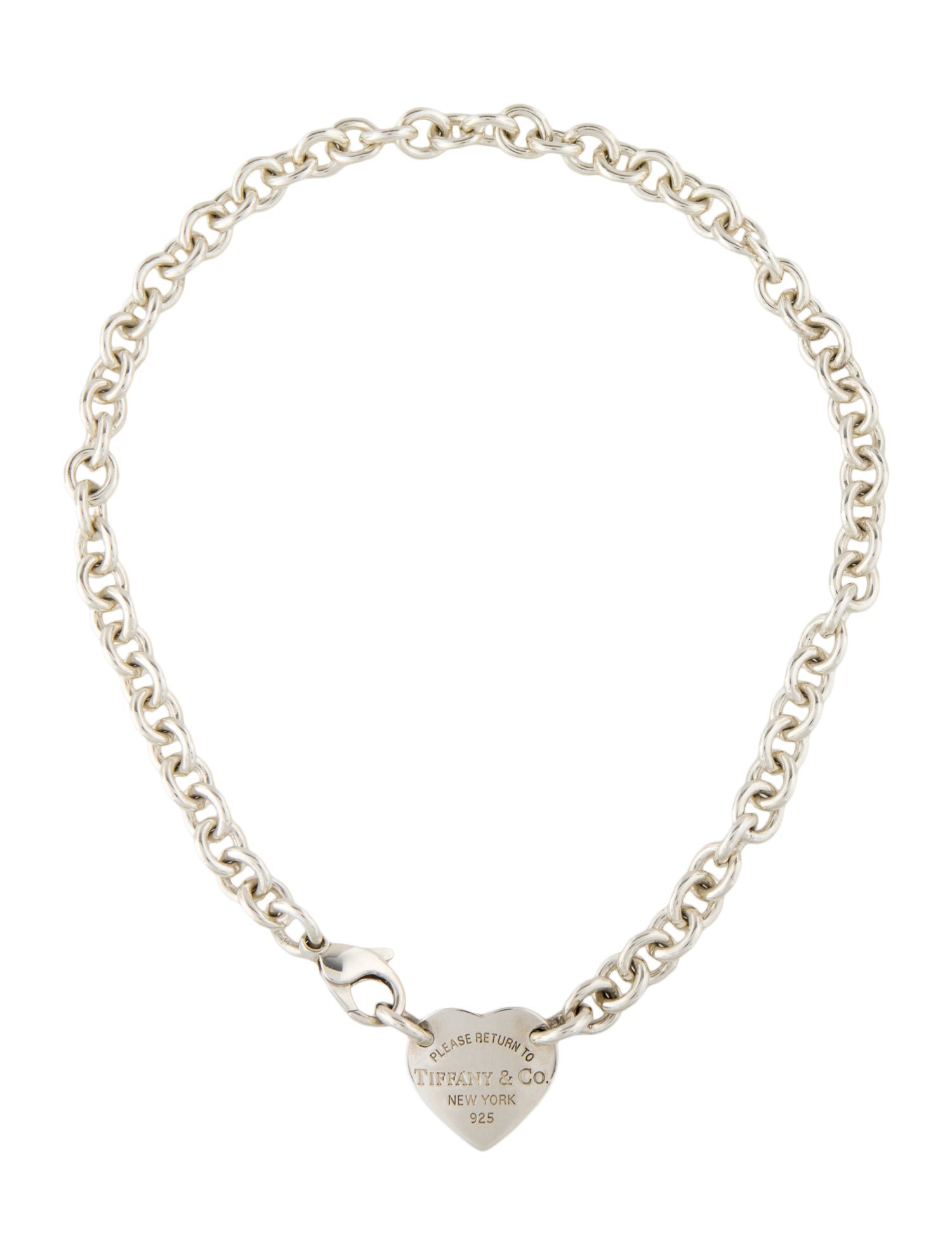 Tiffany & Co. Heart Tag Chain Choker