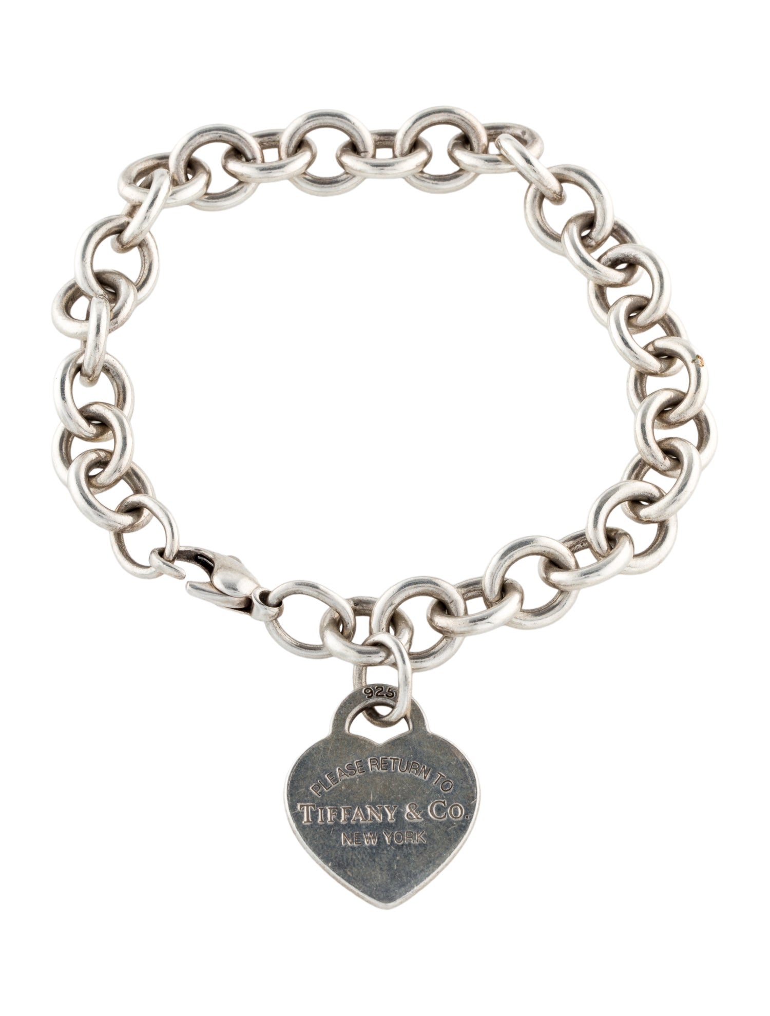 Tiffany & Co. Heart Tag Charm Bracelet