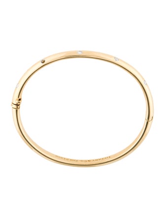 Tiffany & Co. 18K Diamond Etoile Bangle Bracelet