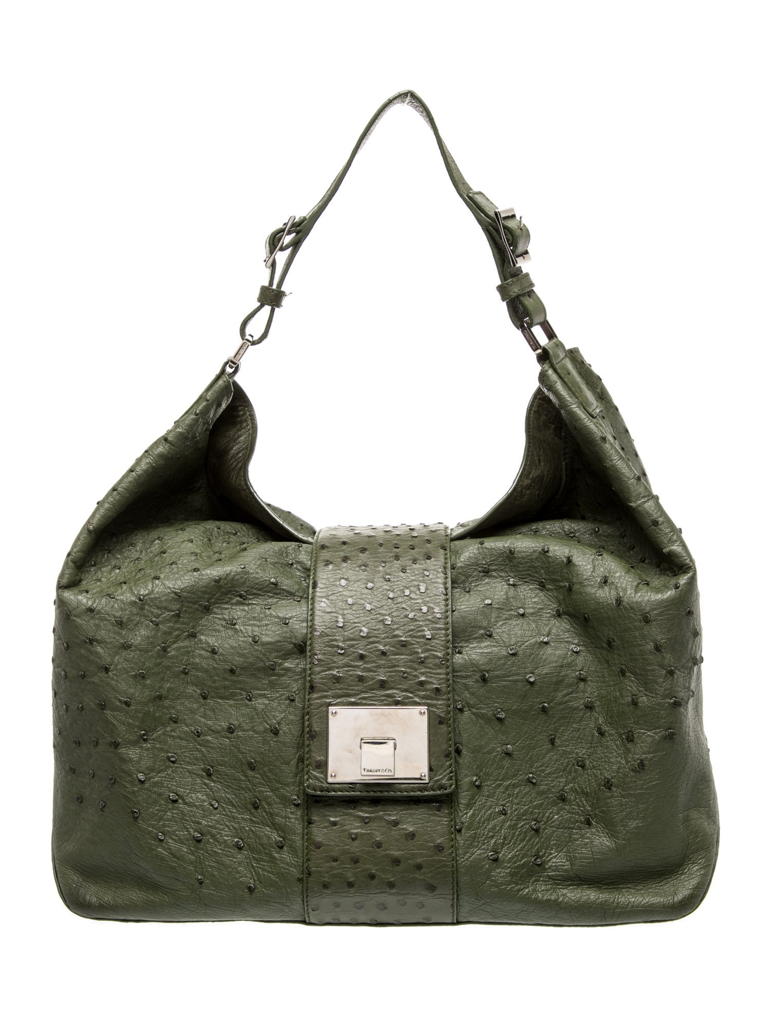 Tiffany & Co. Ostrich Shoulder Bag
