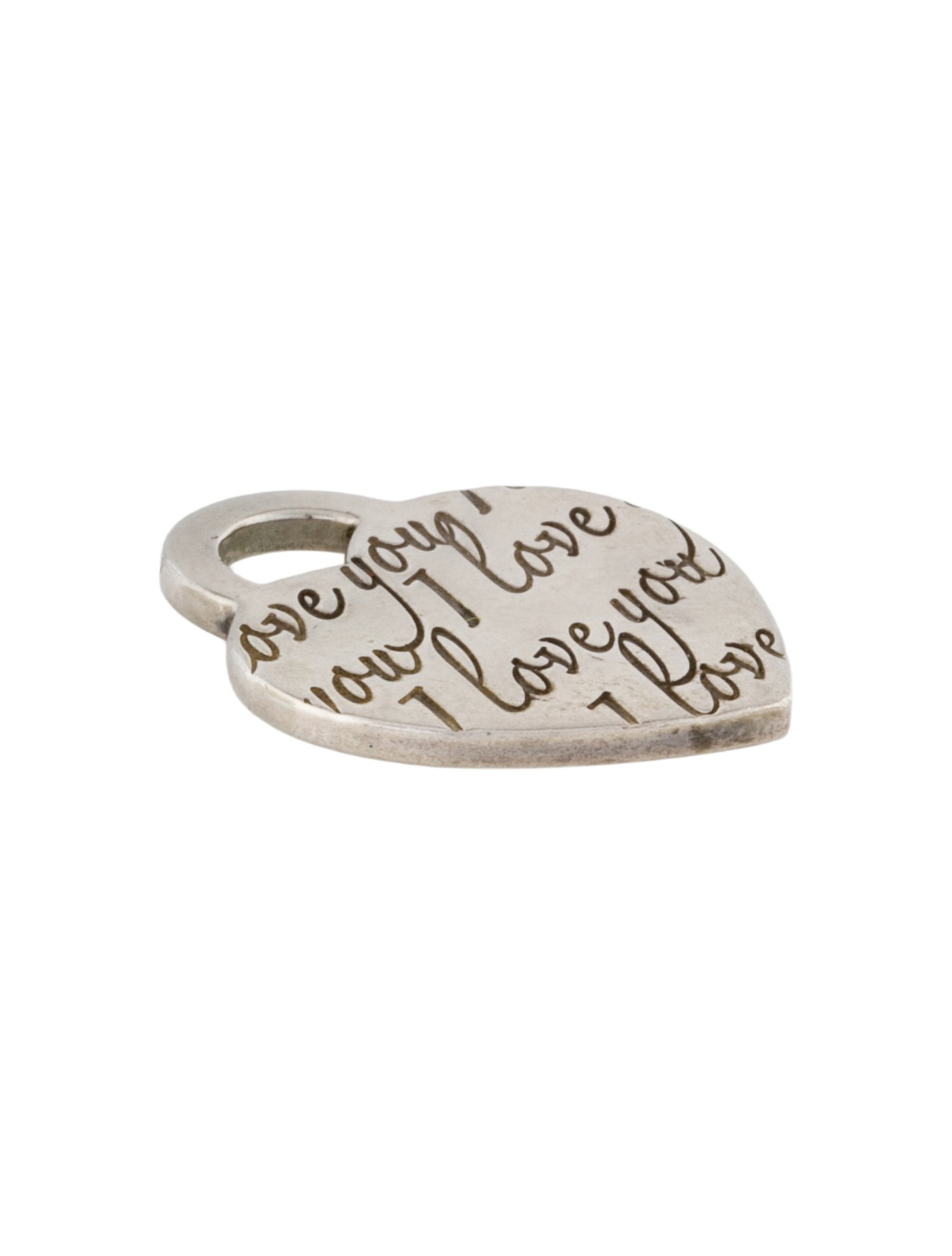Tiffany & Co. 'I Love You' Heart Tag Pendant