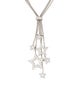 Tiffany & Co. Platinum Diamond Star Lariat Necklace