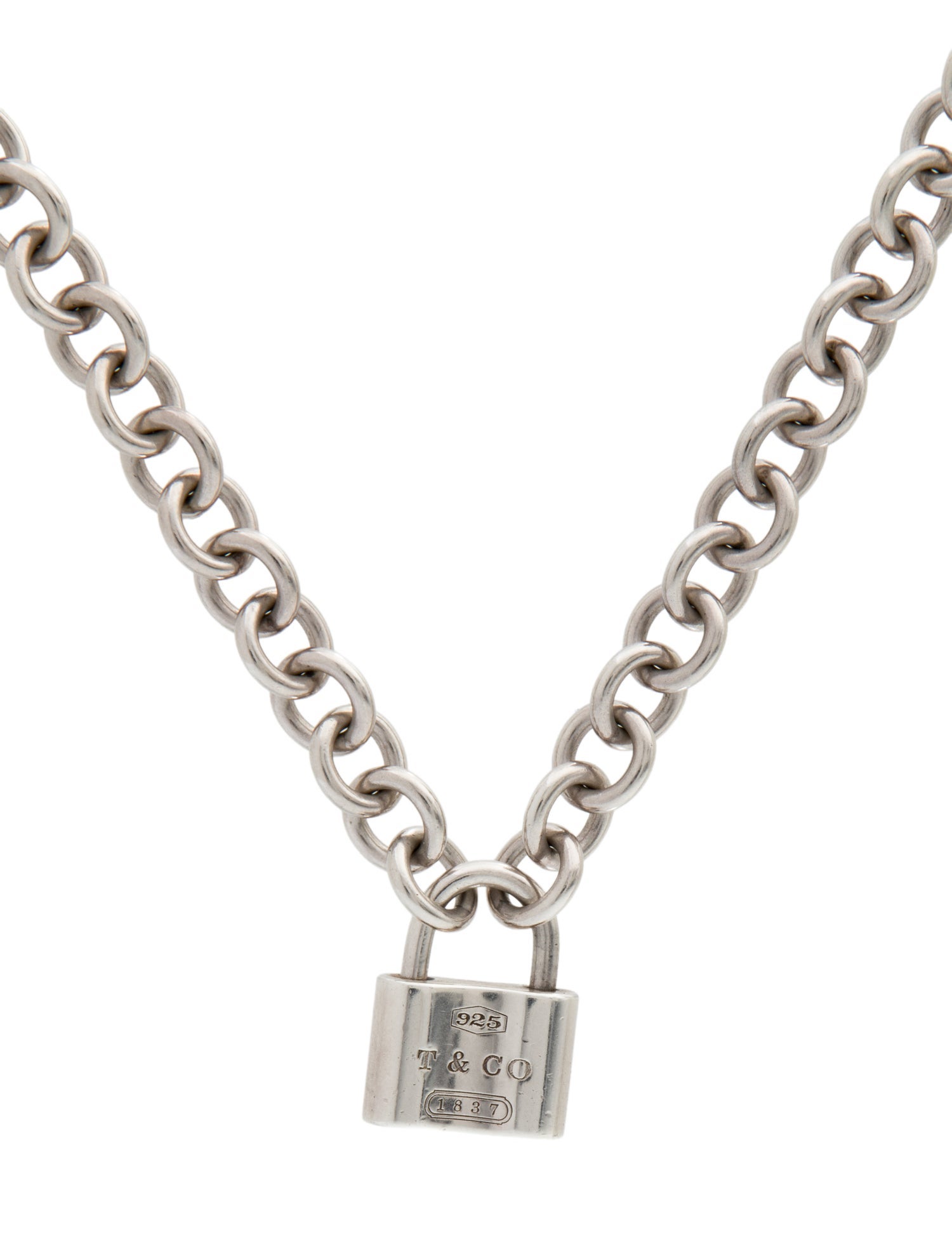 Tiffany & Co. Lock Pendant Necklace