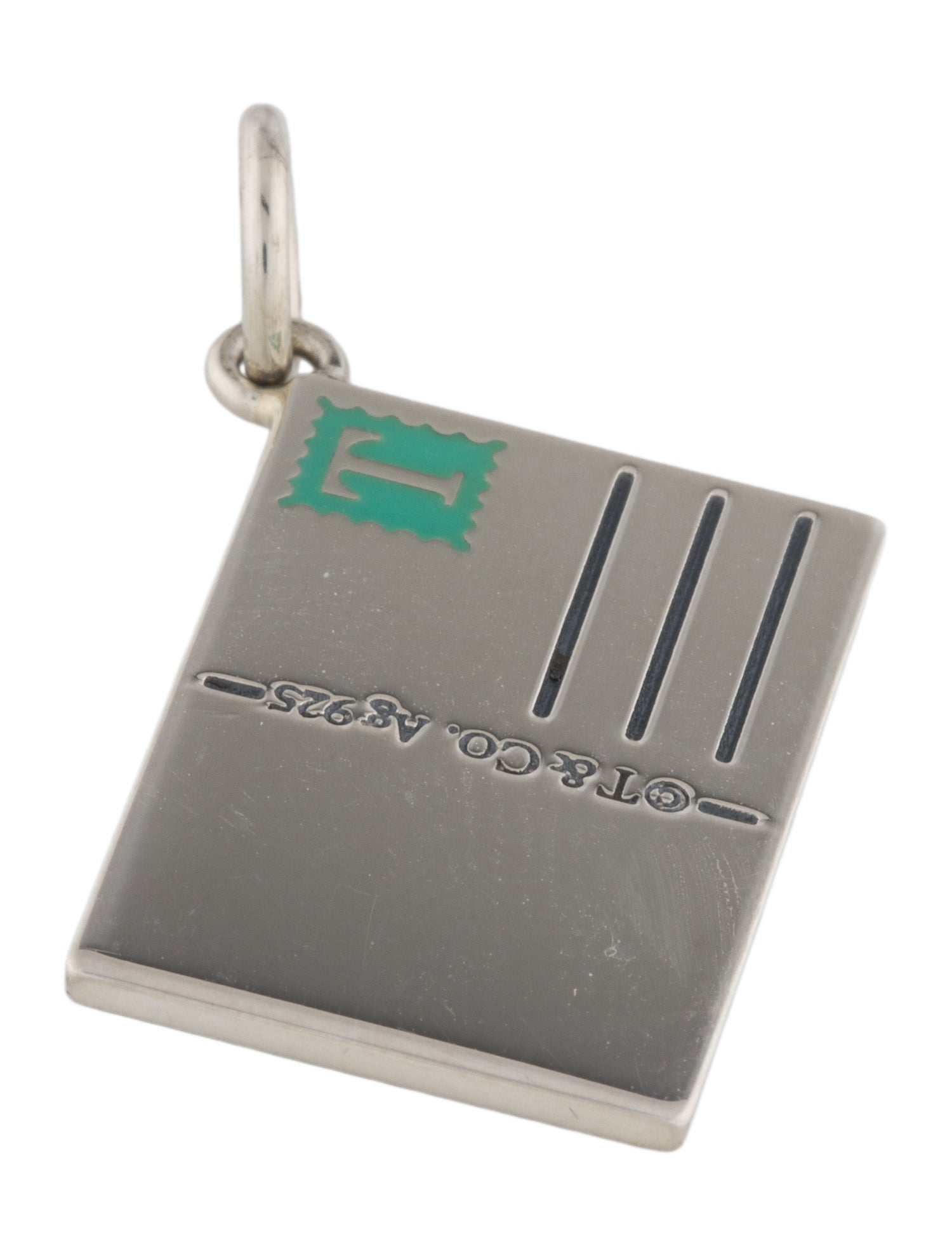 Tiffany & Co. Enamel 'New Orleans' Postcard Charm