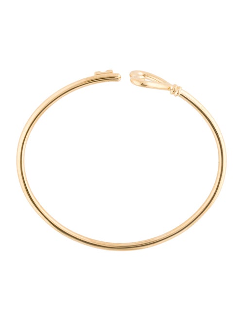 Tiffany & Co. 18K Heart & Key Wire Bracelet