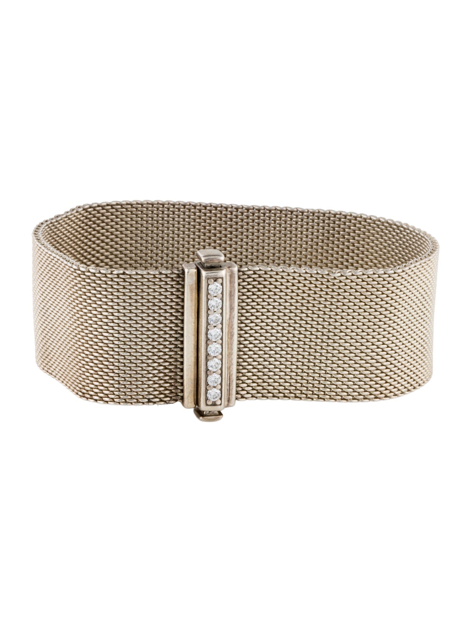 Tiffany & Co. Diamond Somerset Mesh Bracelet