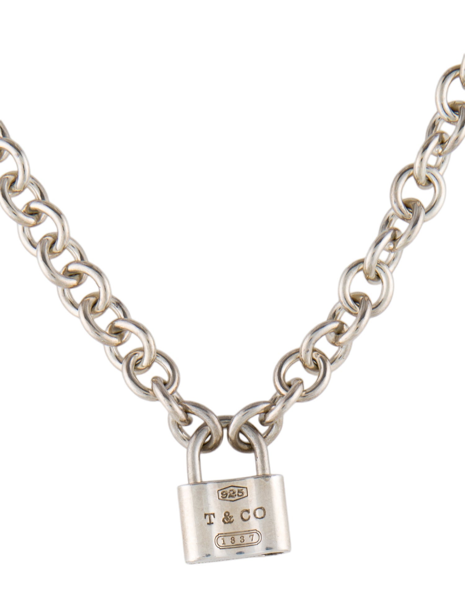 Tiffany & Co. Lock Pendant Necklace