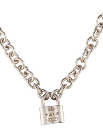 Tiffany & Co. Lock Pendant Necklace