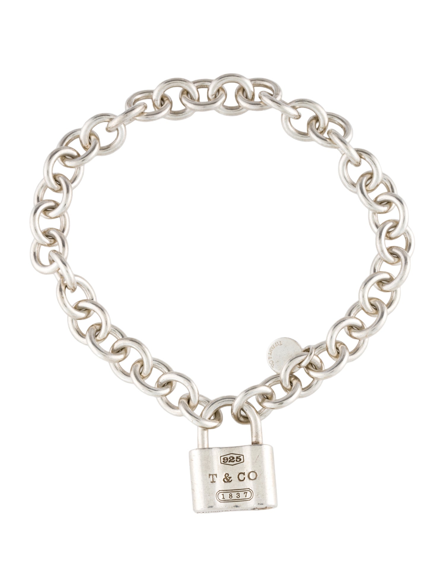 Tiffany & Co. 1837 Lock Charm Bracelet