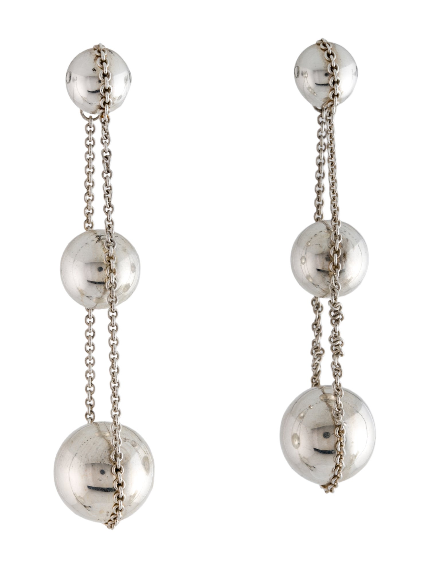 Tiffany & Co. Hardwear Triple Ball Drop Earrings