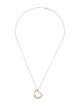 Tiffany & Co. Open Heart Pendant Necklace, 22mm