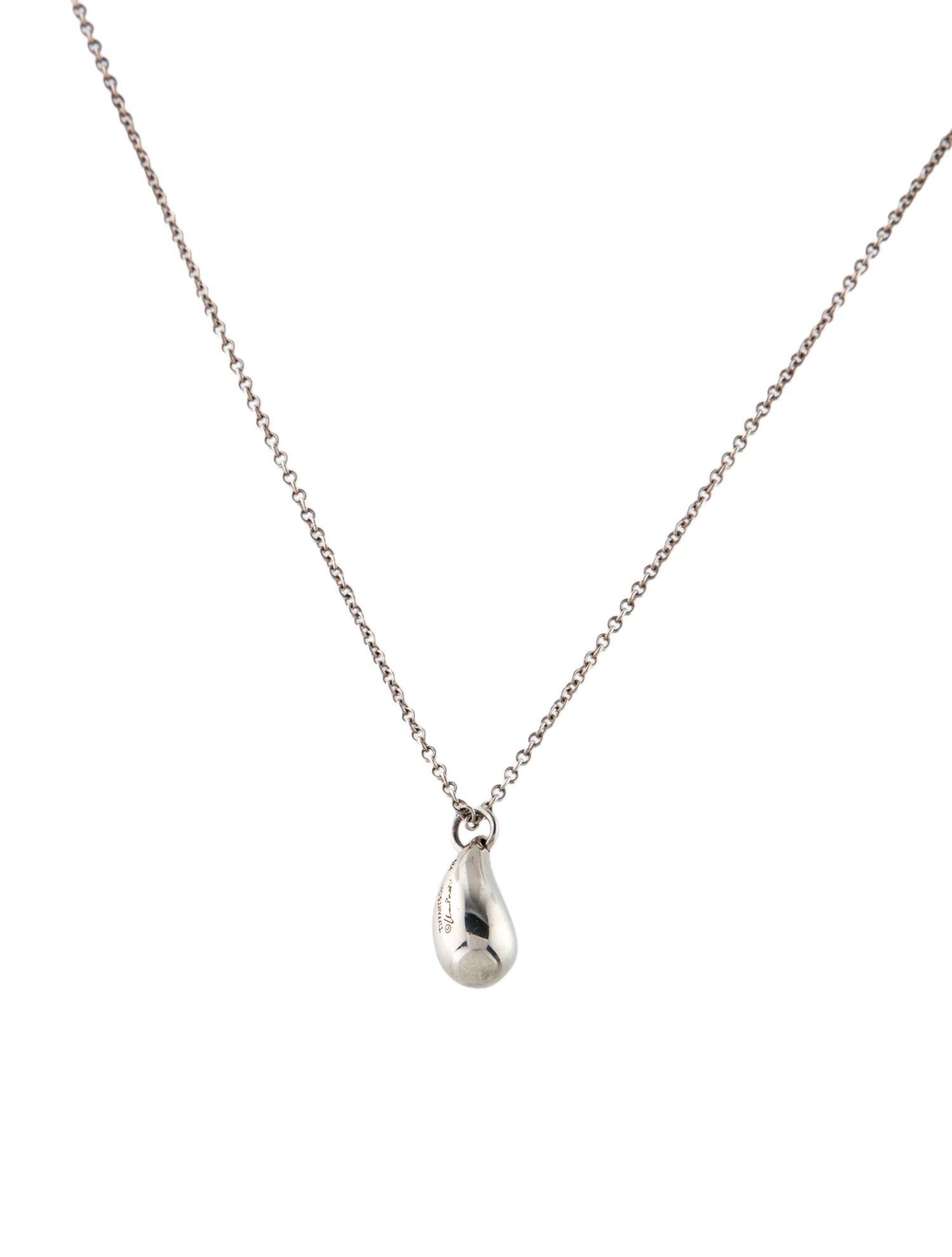 Tiffany & Co. Teardrop Pendant Necklace