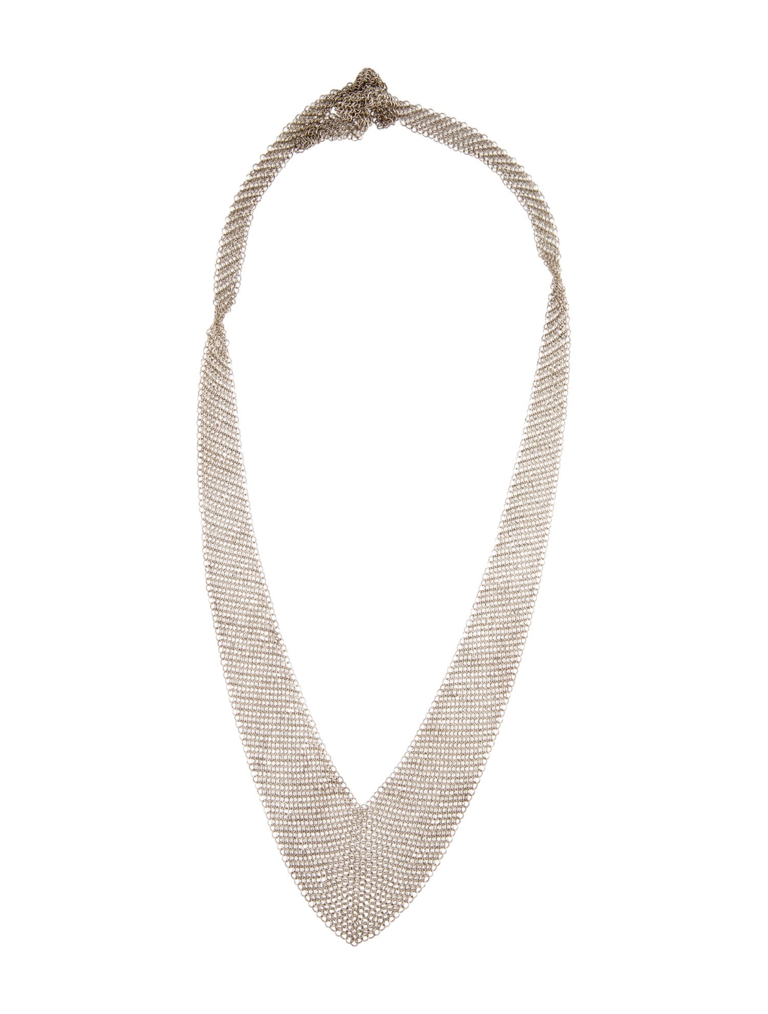 Tiffany & Co. Mesh Bib Necklace