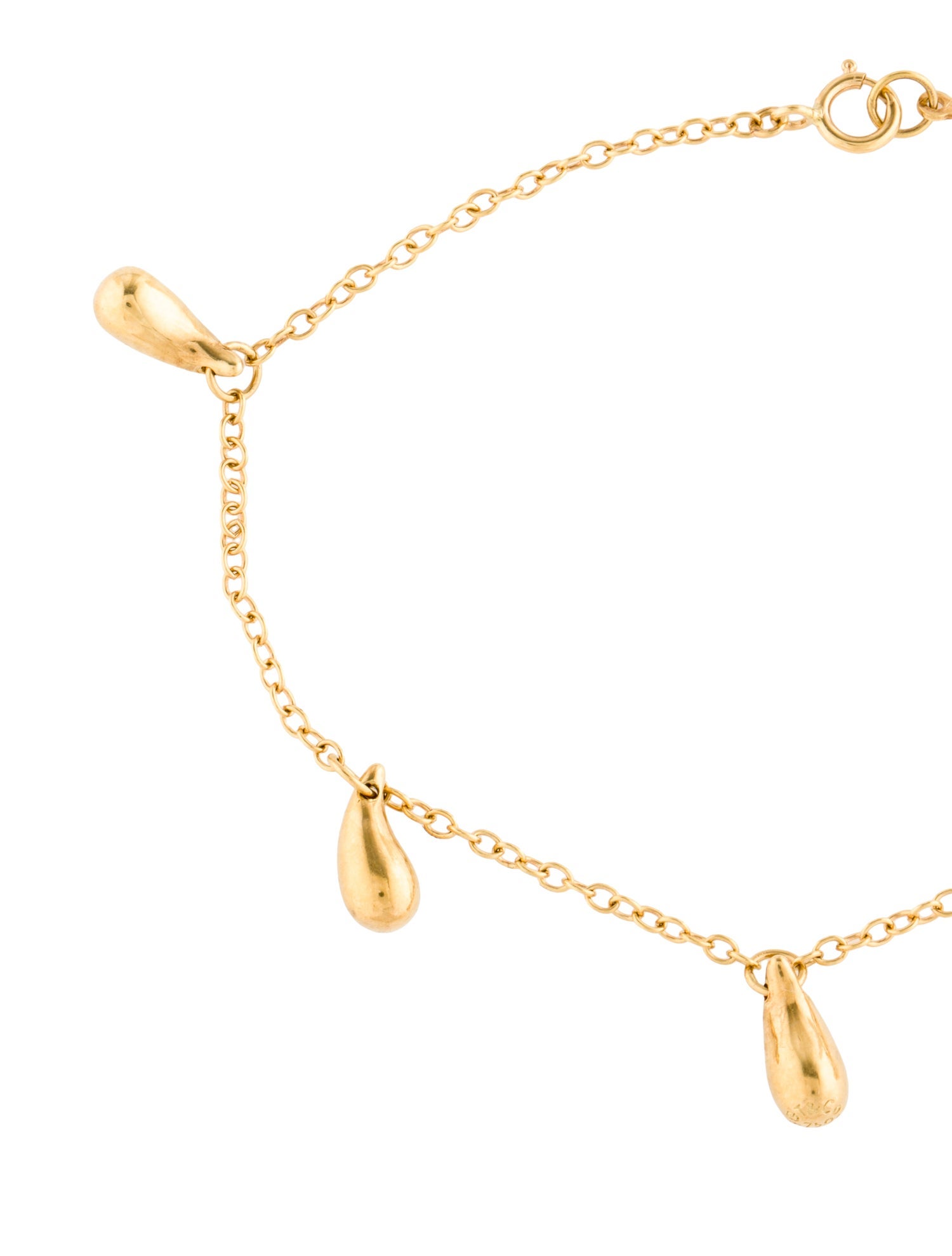Tiffany & Co. Vintage Teardrop Station Bracelet