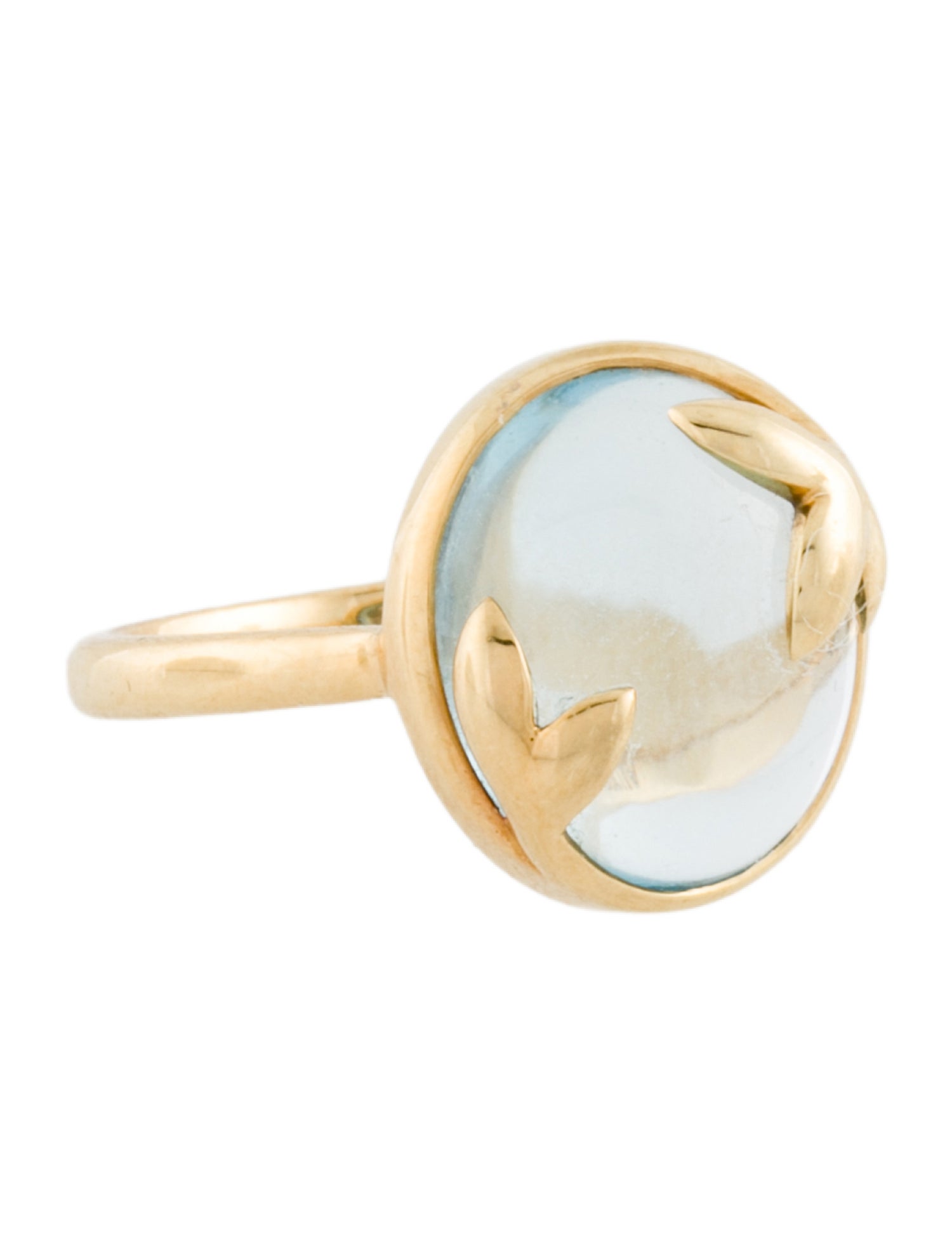 Tiffany & Co. 18K Topaz Olive Leaf Cocktail Ring