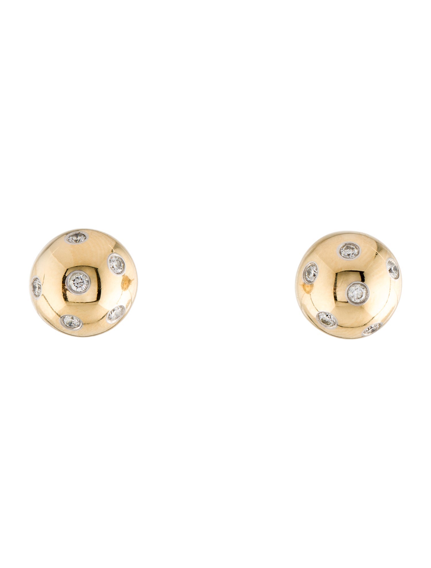 Tiffany & Co. Vintage Diamond Etoile Stud Earrings
