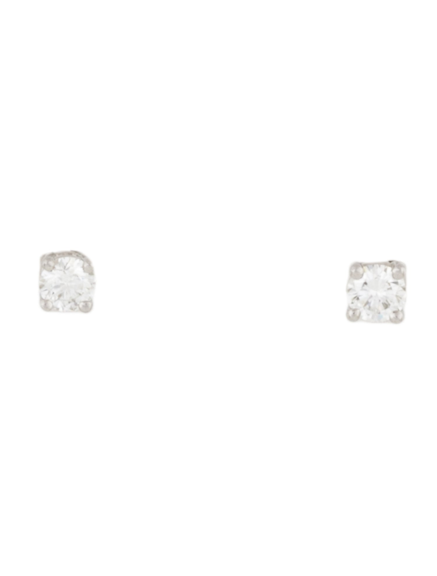 Tiffany & Co. Platinum Diamond Stud Earrings