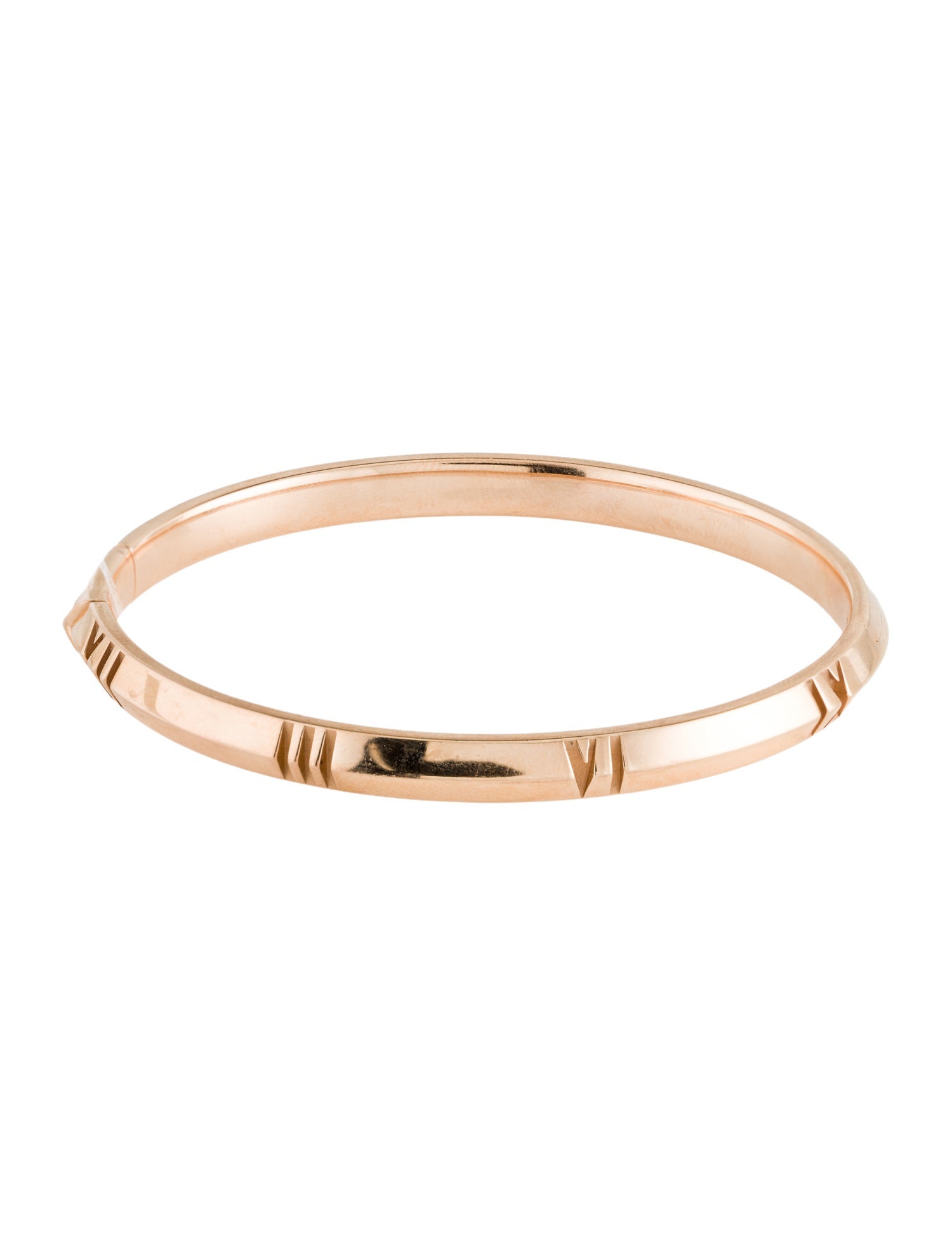 Tiffany & Co. 18K Atlas Hinged Bangle