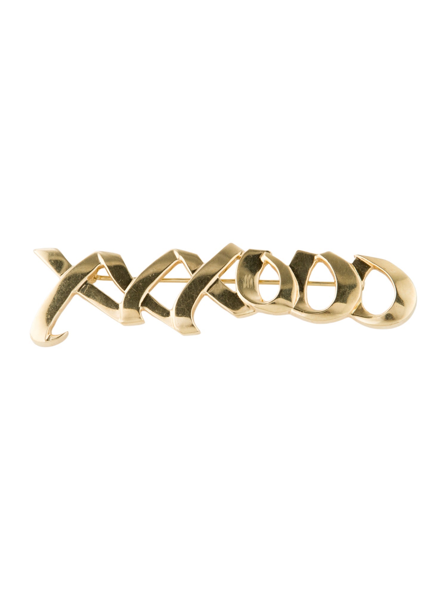 Tiffany & Co. Vintage 18K Love & Kisses Pin Brooch